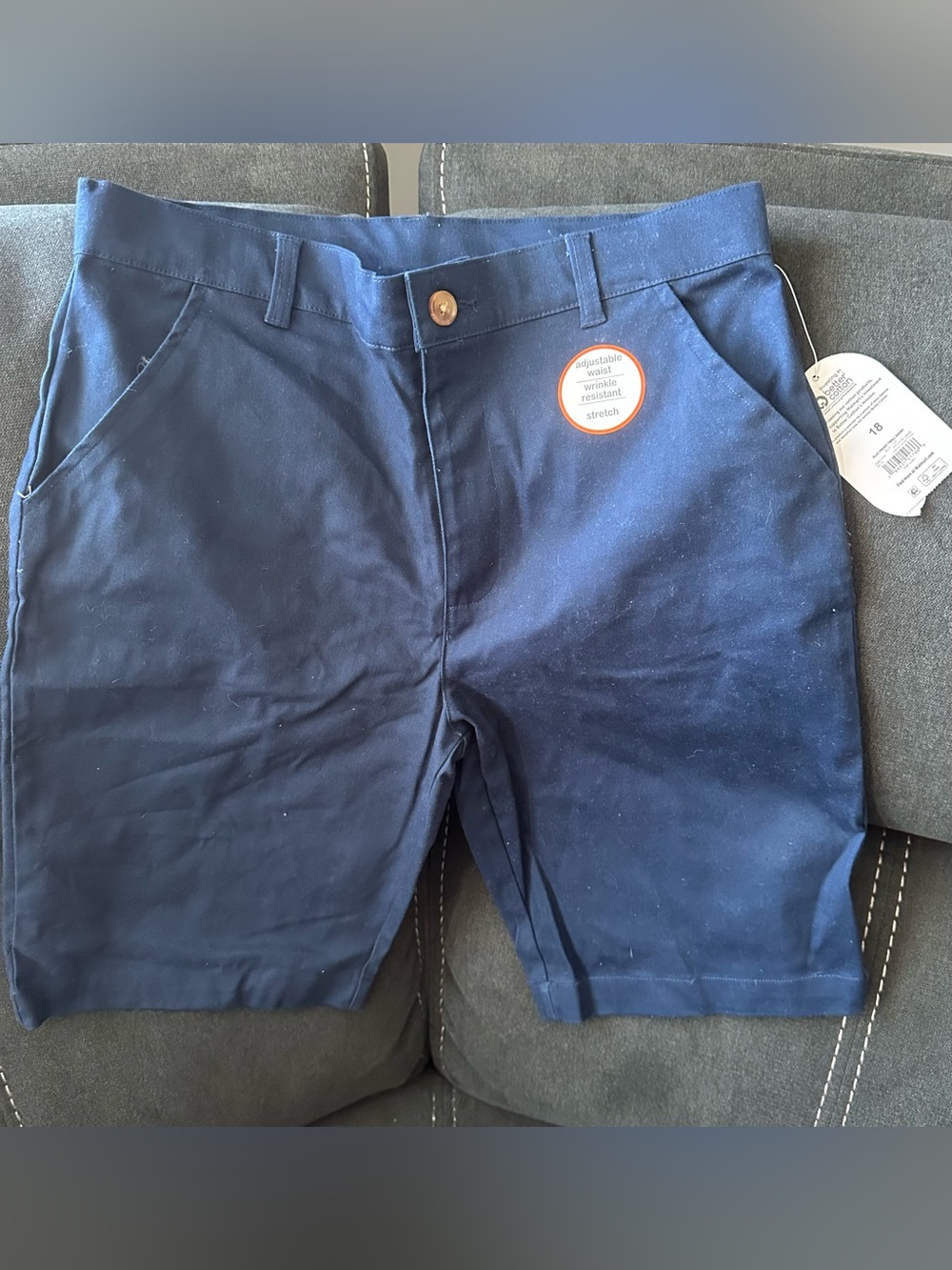 wonder nation Navy Blue Stretch Shorts